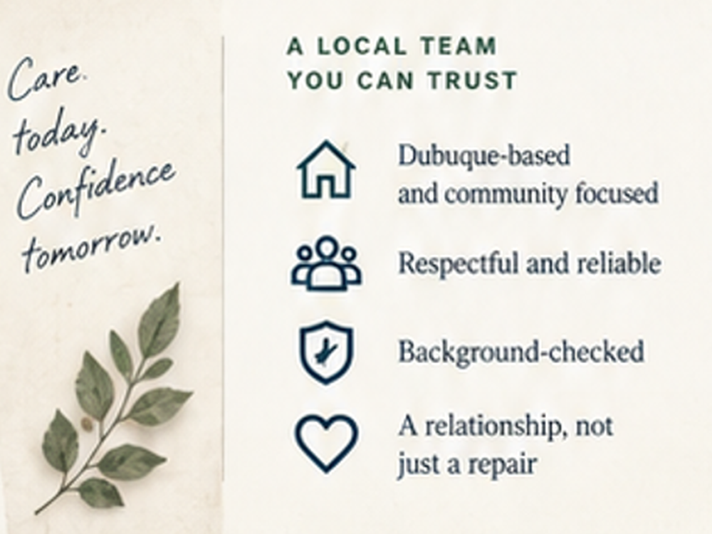 Care today. Confidence tomorrow. A local team you can trust.